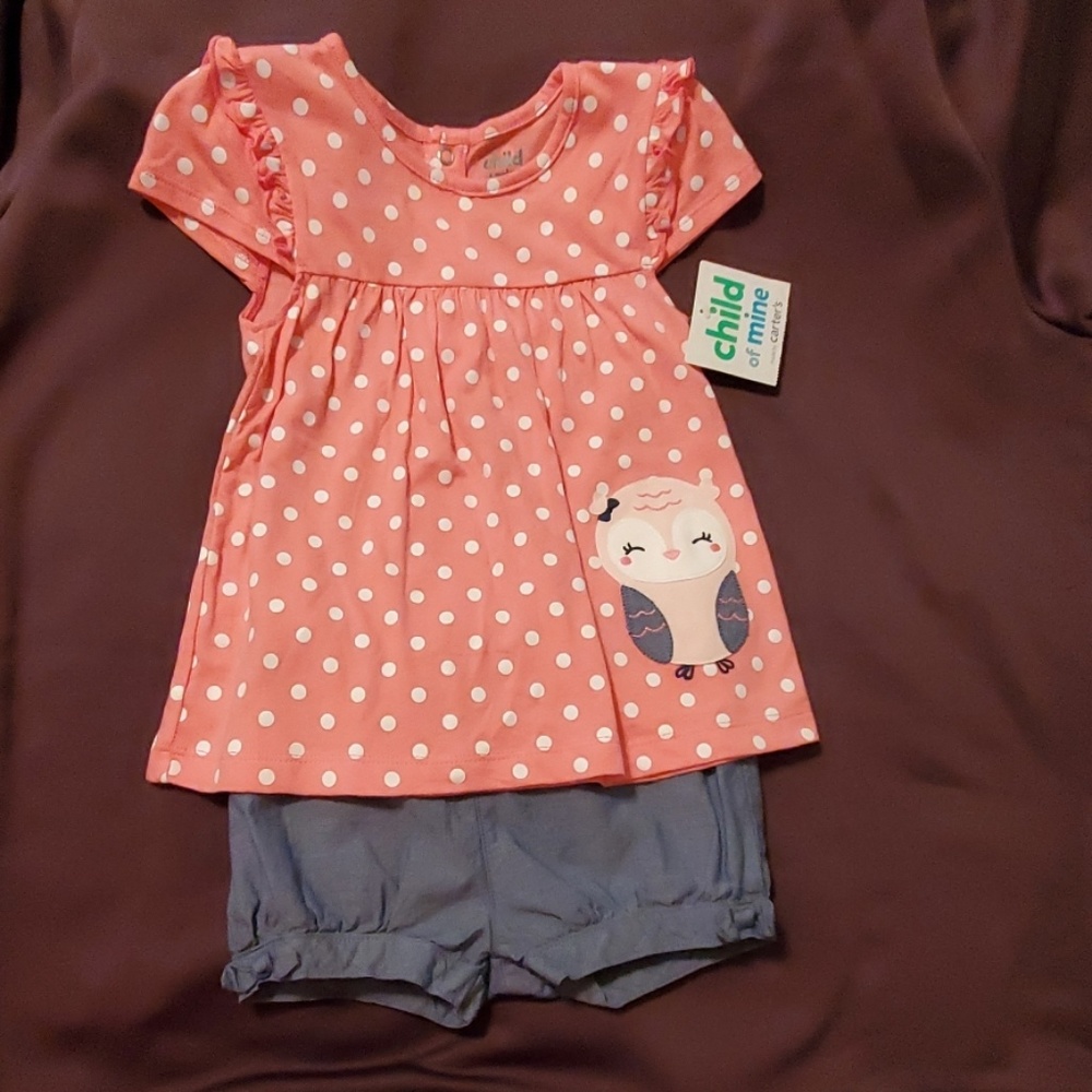 Pink owl outfit